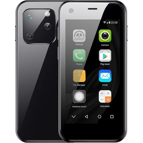 Soyes Xs13 Mini Android Handy MTK6580 4-Kern 1GB RAM 8GB ROM 3D Glas Dual Sim Card 5mp Kamera Kleine Handy Schwarz