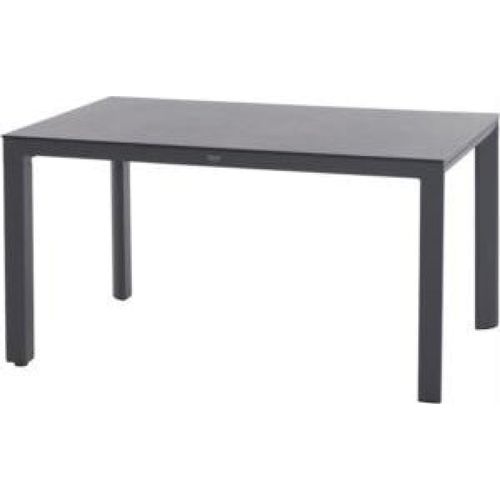 Siena Garden Silva Dining Tisch – 180 x 95 cm, Aluminium (matt anthrazit) & HPL Ferro