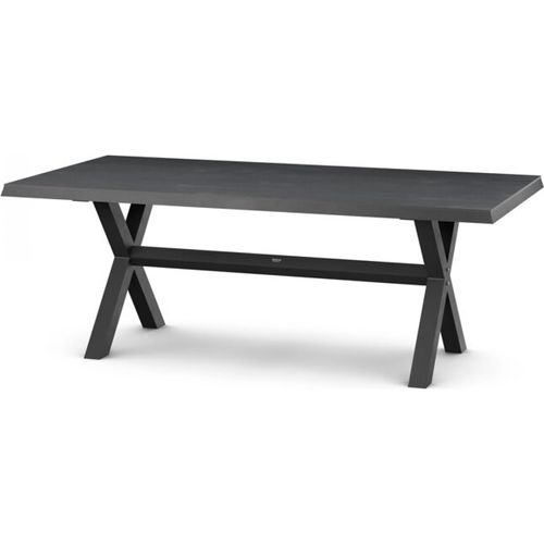 Siena Garden Sincro Dining Tisch – 200 x 100 cm, Aluminium (matt anthrazit) & HPL Ferro