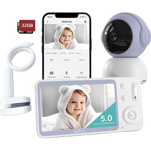 Babyphone mit Kamera 2K, 5