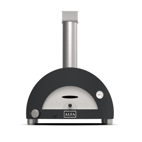 Alfa Forni Gas Pizzaofen MODERNO 1 Pizza Schiefer Grau FXMD-1P-GGRA-DE