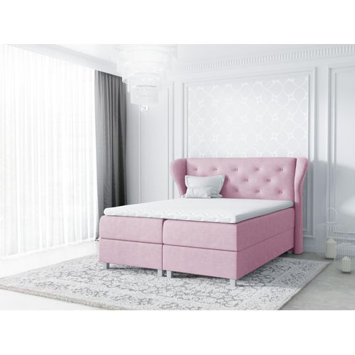 Stoff Boxspringbett Textil Design Doppel Hotel Modern Bett Schlafzimmer Betten