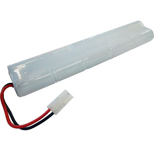Akku Pack 12V 4500mAh Stab NiMH L5x2 10xSC + Kabelanschluss 2,5mm² 110mm mit Tamiya-Stecker