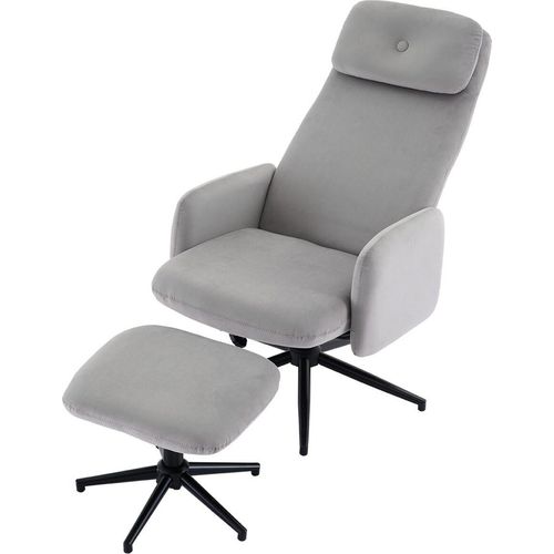 360°-Drehsessel,neigungsverstellbar (95-125°)mit Fußhocker,Ruhesessel(114*48*53 cm)Loungesessel,Beistellstuhl,Bürostuhl mit Fußhocker