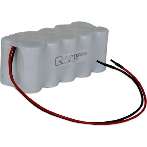 Akku Pack 12V 3000mAh Reihe NiMH F5x2 10xSub-C Hochtemperaturzellen Kabel