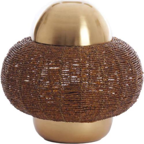 Light & Living - tischlampe - Cetara - braun - metall - nachttischlampe - E27 - 1888783