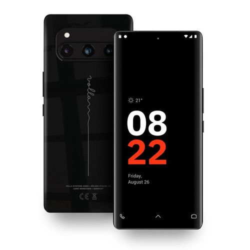 Volla Phone Quintus Android Smartphone mit Volla OS in schwarz