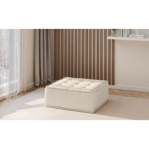Polsterhocker Modul SANDE Stoff Alpine Beige