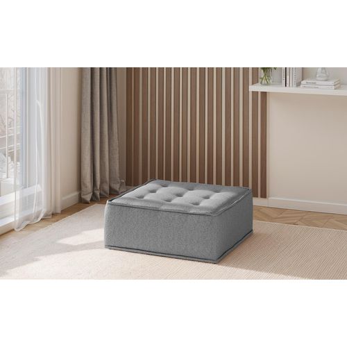 Polsterhocker Modul SANDE Stoff Raven Grau