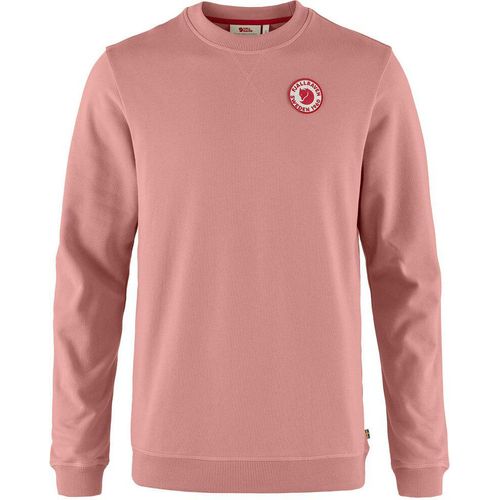 Fjällräven 1960 Logo Badge Sweatshirt Rosa S Mann Rosa S