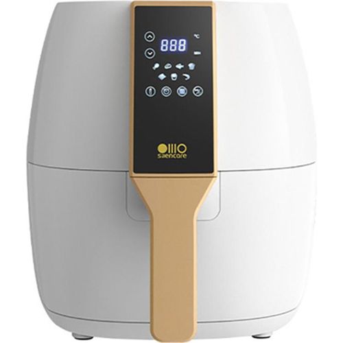 Air Fryer mit Sichtfenster Digitalem LED-Touchscreen Luftfritteuse Multifunktions Heißluftfritteuse 1400W 4L