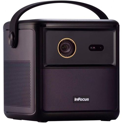 INFOCUS Beamer "Beamer mit Full HD, 350 ISO-Lumen, LED, DLP, Google TV & 3D, HDR10", schwarz, B:14,7cm H:13cm T:12,8cm, Beamer