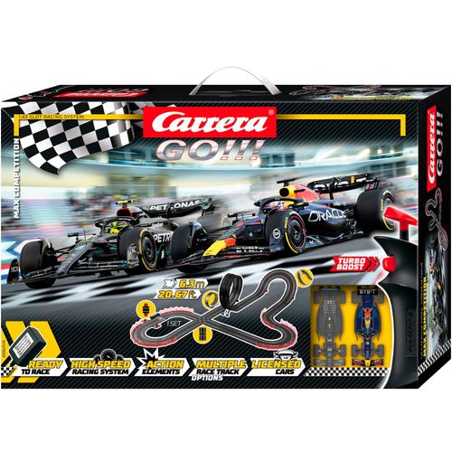 Autorennbahn CARRERA "Carrera GO - Max Competition (Formel 1)", bunt, Autorennbahnen, Kinder