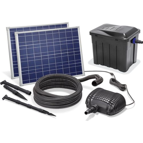 esotec Solar Außen Teichfilter-Set Premium 70/3400 | 4-Stufen-Filterung 101071