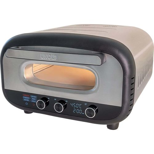 Unold Pizzaofen Alfredo 68806 – Premium Pizzaofen für Steinofenpizza, 450 °C Temperatur, Pizzastein, schnelles Aufheizen