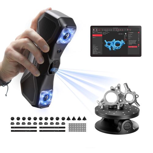 Revopoint MetroX 3D Scanner: Advanced Edition, Genauigkeit Metrologischer Qualität,4 Scan Modi für Objekte von 10mm bis 1000mm,bis zu 0,01mm Präzision
