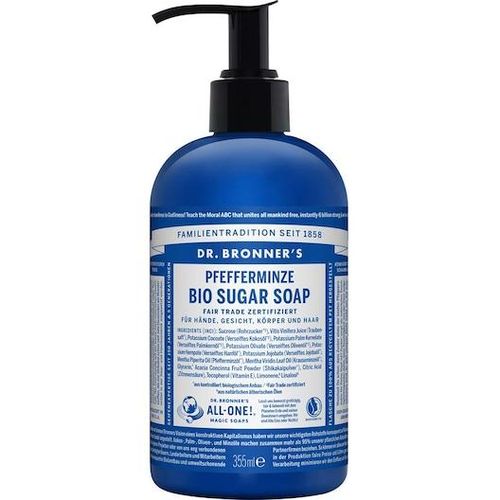Dr-Bronners Pflege FluessigseifenPfefferminze Bio Sugar Soap 710 ml (39,42 € / 1 l)