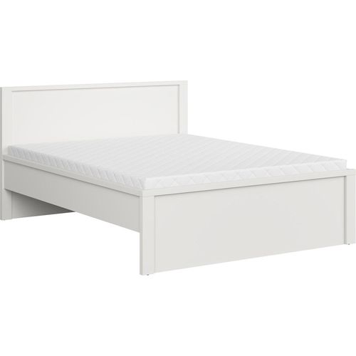 Black Red White Kaspian Bett 160x200 Weiß