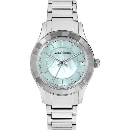Chronograph Jacques Lemans Versilbert/Stahl Kollektion Venice - frau