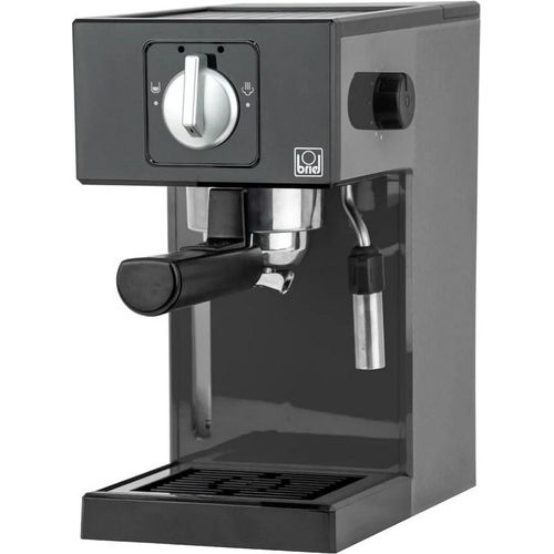 Briel Espressomaschine mit Milchaufschäumer Siebträgermaschine A1 Farbe Schwarz