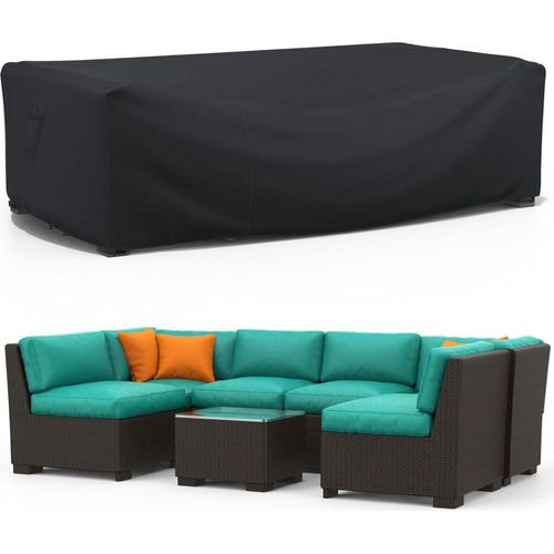Abdeckung Gartenmöbel Winterfest 242x162x100cm Wasserdicht 600D Polyester Oxford Anti-UV