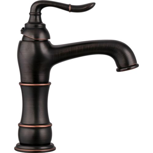 PaulGurkes Waschtischarmatur Retro Einhandmischer Schwarz-Kupfer Wasserhahn