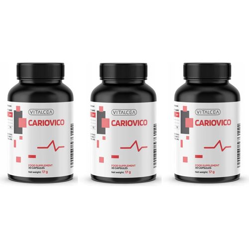 3X Cariovico : Granatapfel Vitamin C L-Arginin L-Lysin || 30Caps.