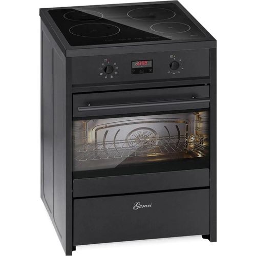 GURARI GCH E 612 BL Induktions Standherd 60 cm, Induktion, Schwarz, Range Coocker