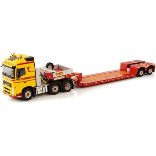 Volvo FH4 Globetrotter 6x2 Twin Steer + Low Loader 'Klomp Transport Zwolle' - 1:50 - WSI Models