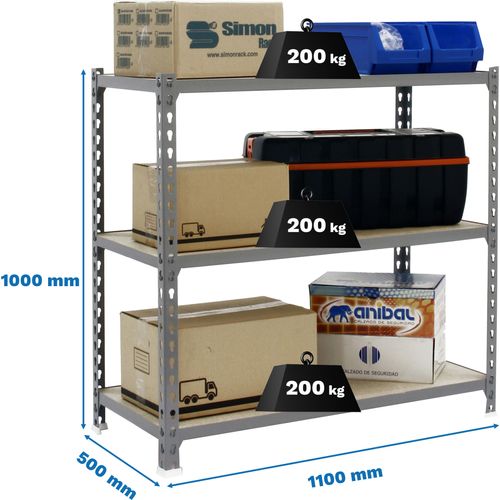MADERCLICK SUPERPLUS 3/500 1000 Metallband CINZA/MADEIRA