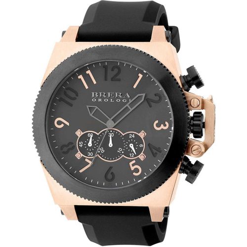 Chronograph Brera Orologi Schwarz Kollektion Militare - mann