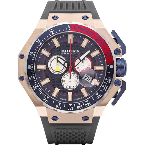 Chronograph Brera Orologi Schwarz Kollektion Granturismo - mann