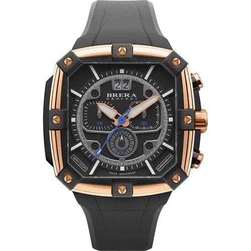 Chronograph Brera Orologi Schwarz Kollektion Square - mann