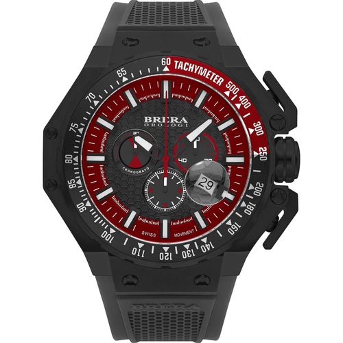 Chronograph Brera Orologi Schwarz Kollektion Granturismo - mann