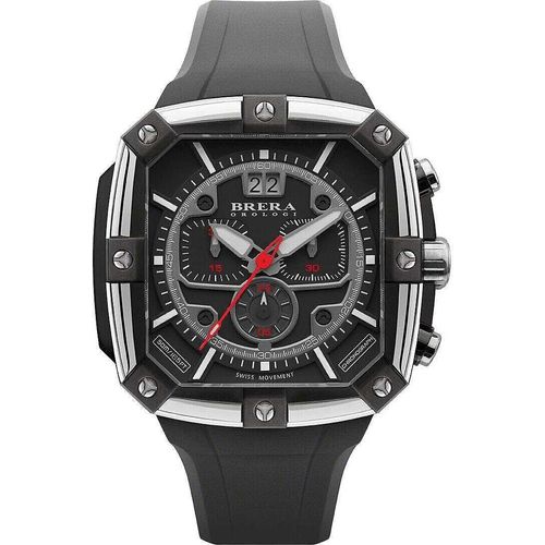 Chronograph Brera Orologi Schwarz Kollektion Square - mann