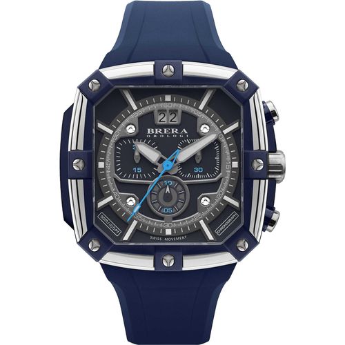 Chronograph Brera Orologi Blau Kollektion Square - mann