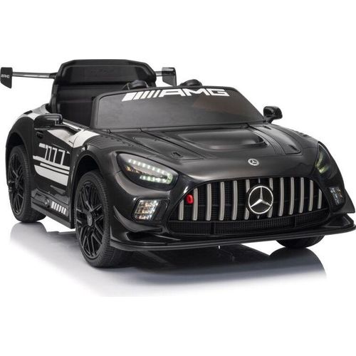 Kinder Elektroauto Mercedes Benz AMG GT3 zwei Motoren+LED+Audio+FB Schwarz
