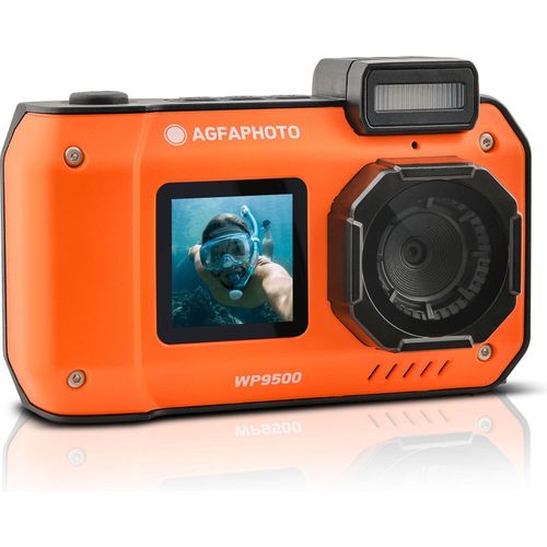 AGFAPHOTO Digitalkamera WP9500 CMOS WP 24MP Orange Full HD