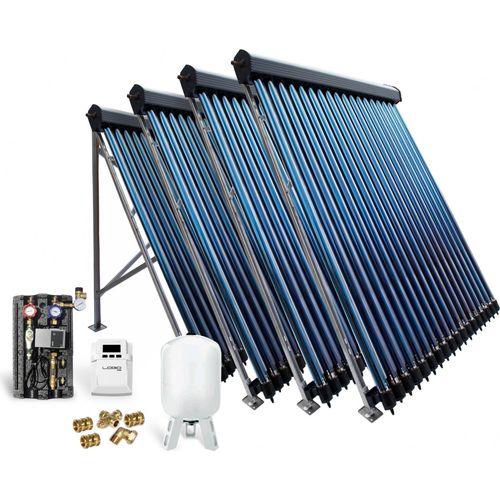 Röhrenkollektor Solarpaket Vakuumröhrenkollektor HP30-4 19,56 m² Solaranlage