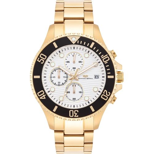 Herren Chronograph gelbgold Edelstahl gelbgold