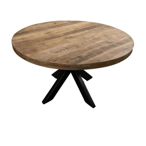 Runder Esstisch - Mangoholz - 130cm