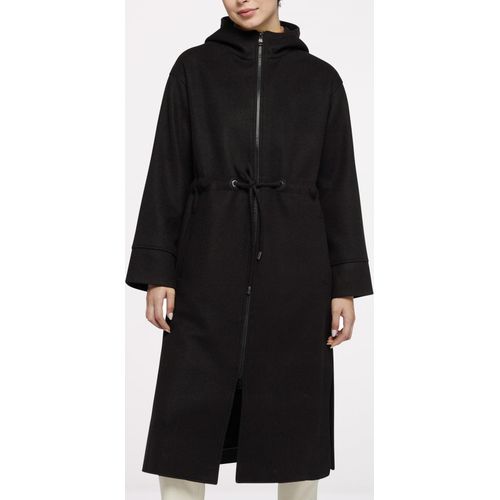 GEOX W DORALEA LONG COAT Schwarz
