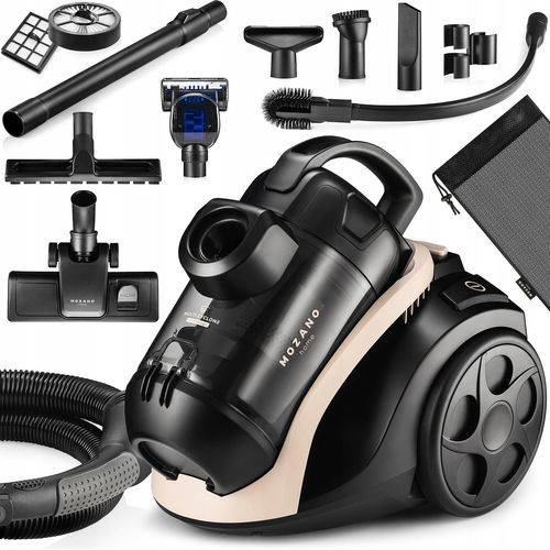 Mozano Smart Zyklonstaubsauger 4000W Reichweite 8,5M Multizyklon Technologie