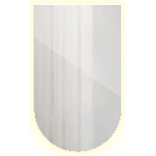 Wandspiegel LED Modern Bogenförmiger Spiegel - 50x90 cm - LED- Farbe Neutral (4000K)