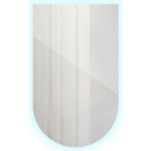 Wandspiegel LED Modern Bogenförmiger Spiegel - 40x70 cm - LED- Farbe Kalt (6500K)