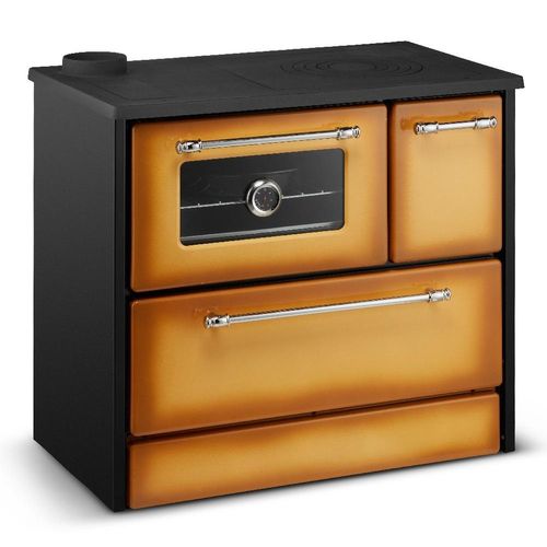 EEK A Küchenofen Holzherd 701 Omega Cappuccino, linke Version - 9,18 kW