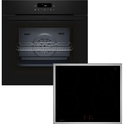 Neff Backofen-Set, Einbau, B2CCJ7AK3 + T46SBE1L0, Backofen, Induktionskochfeld, BTX46PIB0