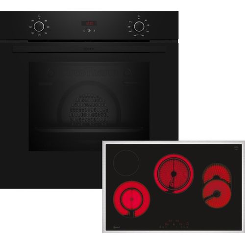 Neff Backofen-Set, Einbau, B1CCC0AK3 + T18SDH9L0, Backofen, Elektrokochfeld, BX38B0