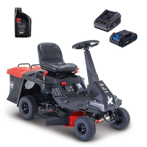 Scheppach MR225-61 Benzin Aufsitzrasenmäher 6PS | 61cm Schnittbreite | 150 L Fangbox | ohne LED | Aufsitzmäher inkl. Akku & Ladegerät + Motoröl
