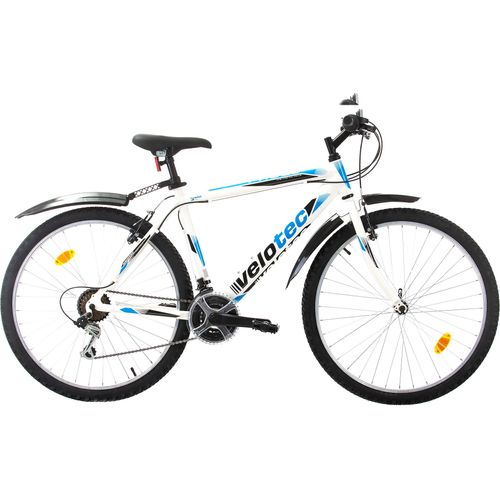Mountainbikes, VELOTEC, PRO 26 Zoll Weiß/Blau